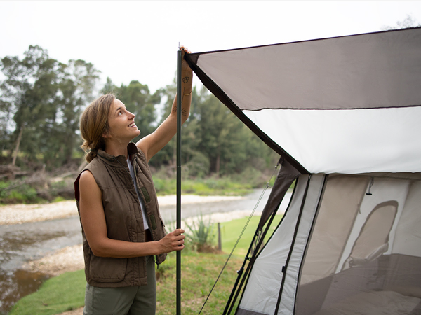 картинка Палатка Naturehike Cape 8.3 быстросборная, серая
