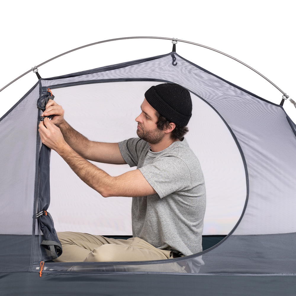 картинка Палатка 1-местная Naturehike сверхлегкая + коврик NH18A095-D, 20D, синий, 6927595737743