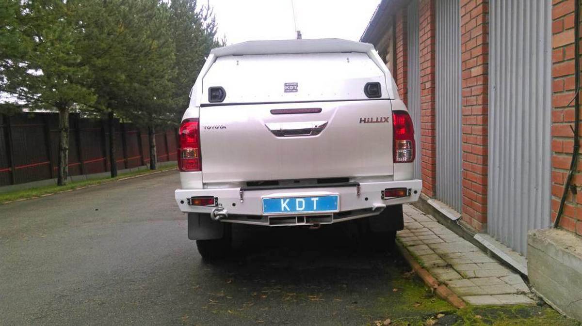 картинка Бампер задний KDT для Toyota Hilux
