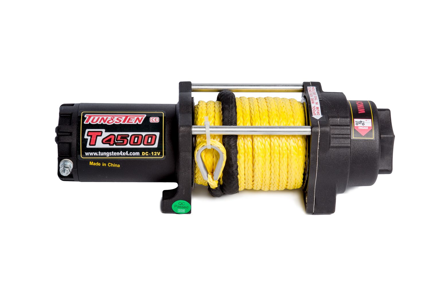 Лебедка Tungsten Winch 4500 синтетика, радиопульт