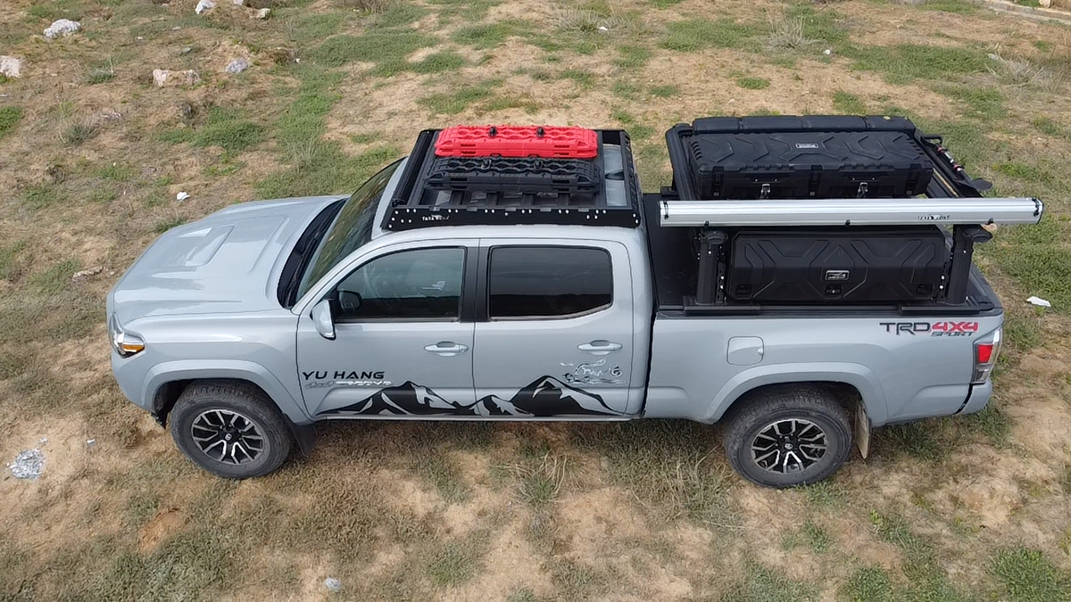 картинка Силовой каркас-кунг Baja Racing (типТ) многофункциональный с 2-мя большими боковыми ящиками Ford F-150, Toyota Tundra