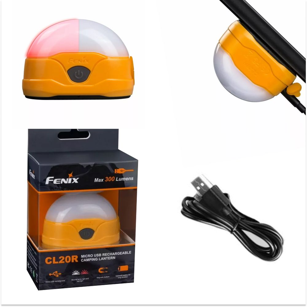 картинка Фонарь Fenix CL20Ror оранжевый