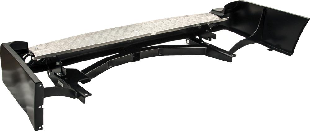 картинка Бампер задний РИФ с квадратом под фаркоп и фонарями для Toyota Land Cruiser 105