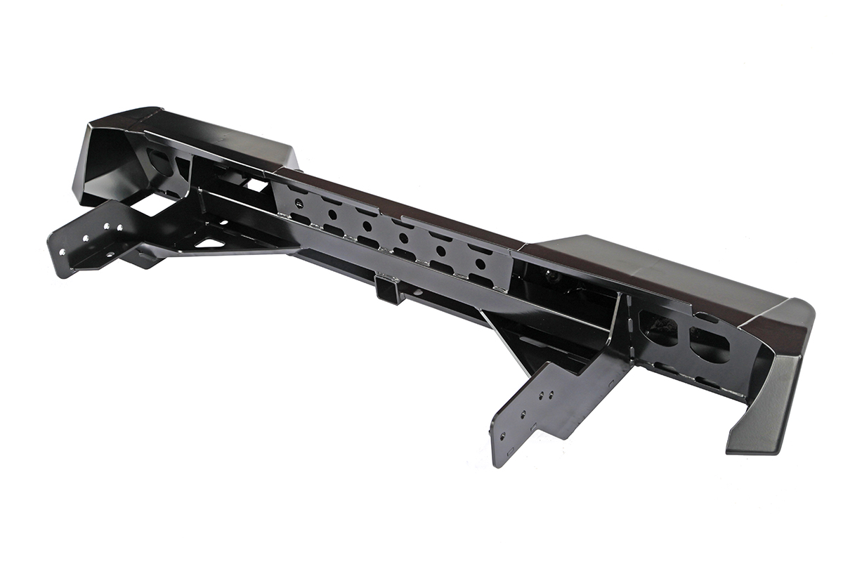 картинка Бампер задний РИФ Mitsubishi L200 2015+ с квадратом под фаркоп