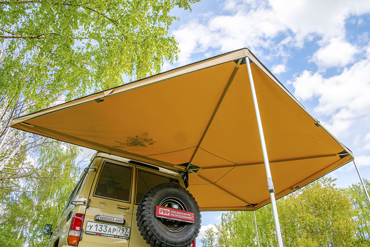 картинка Маркиза автомобильная РИФ веерная 2,5х2,5 м (правая)