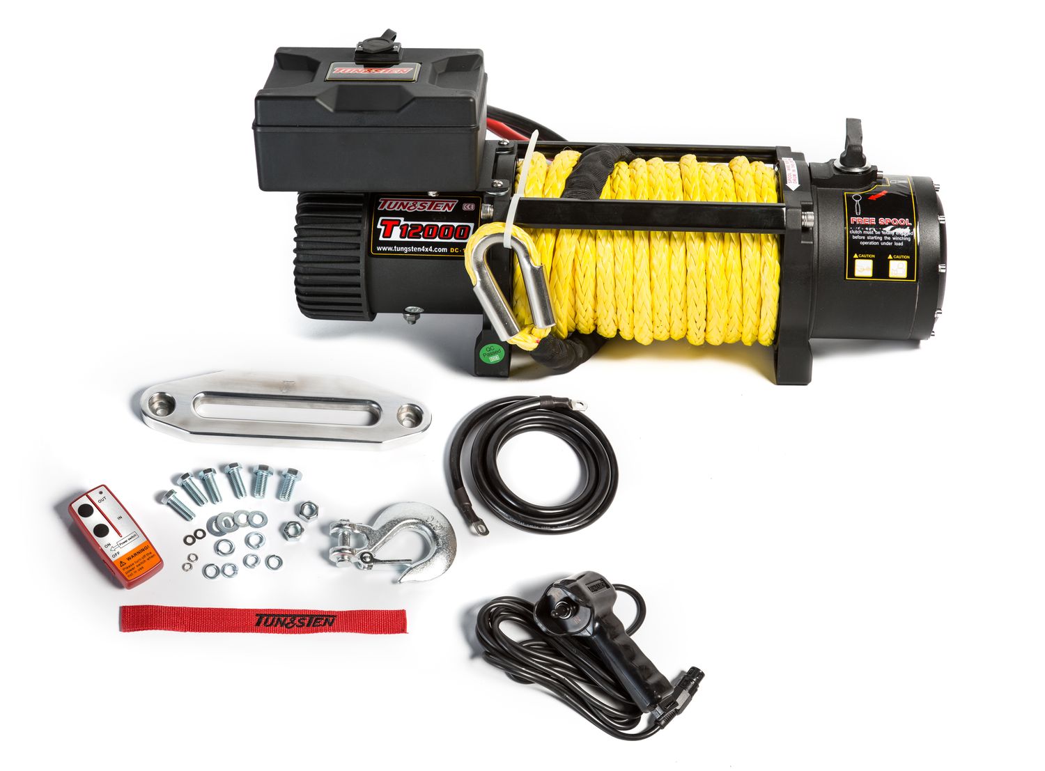Лебедка Tungsten Winch 12000 синтетика радио