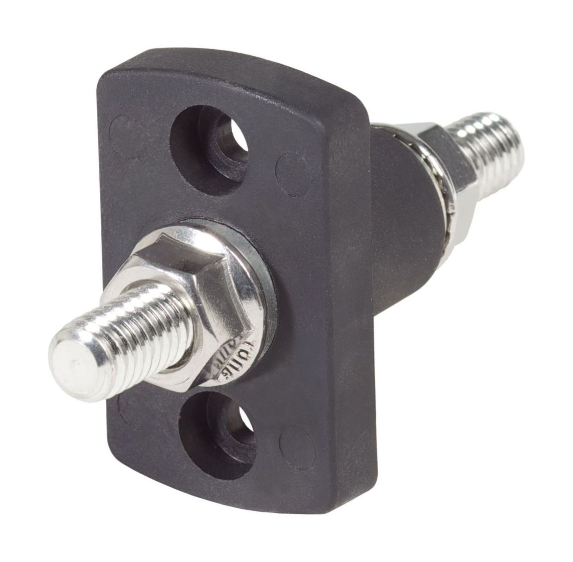 картинка Клемма для монтажа сквозь переборку, черная, 3/8"-16