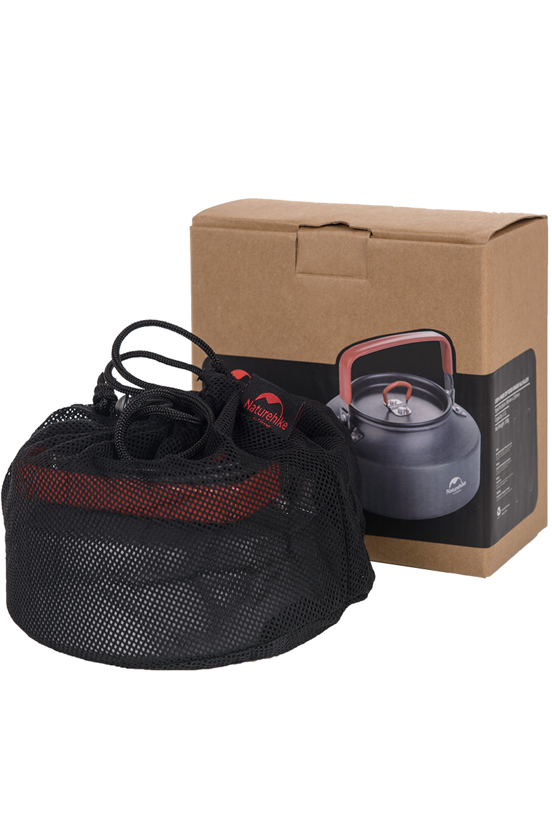 картинка Чайник туристический Naturehike NH17C020-H 1.1л серый