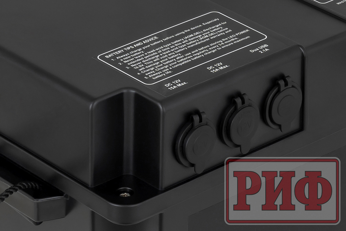 картинка Бокс аккумуляторный 2xUSB, 2x12В, вольтметр с индикацией 420х250х330