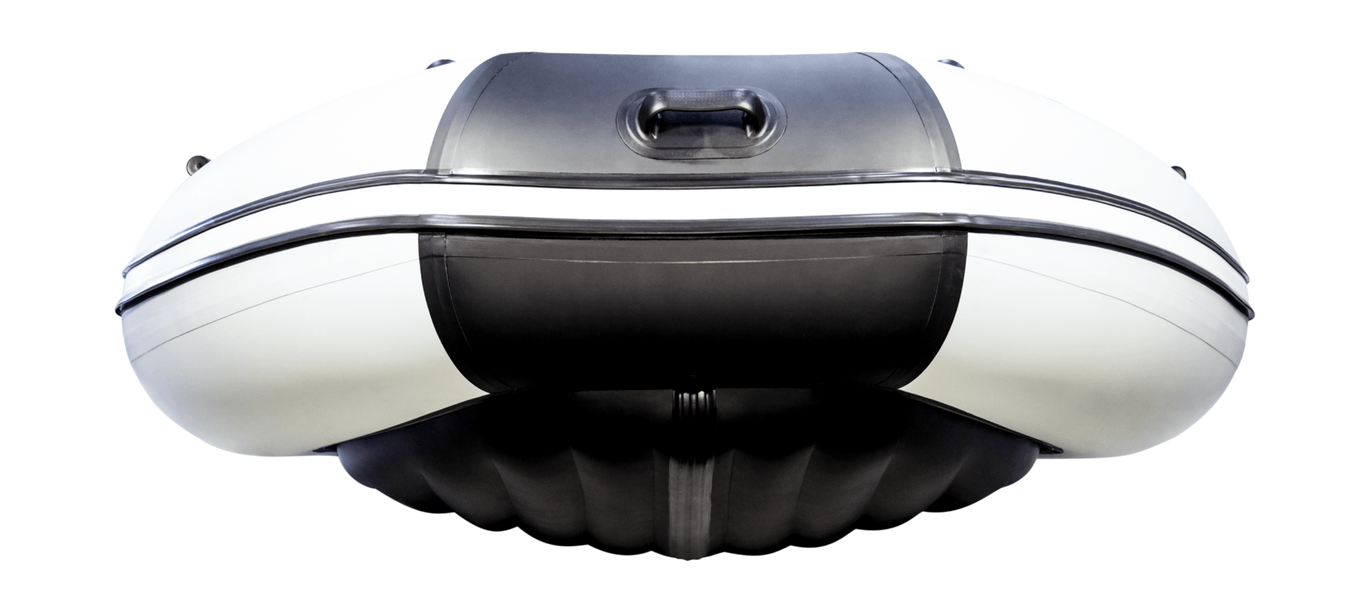 картинка Надувная лодка ПВХ, Ривьера 3600 НДНД Комби, киль, светло-серый/черный