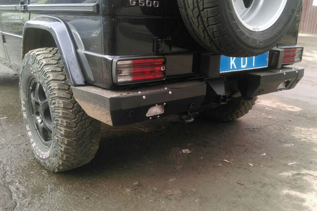 картинка Бампер задний KDT без места под лебедку для Mercedes-Benz G-класс