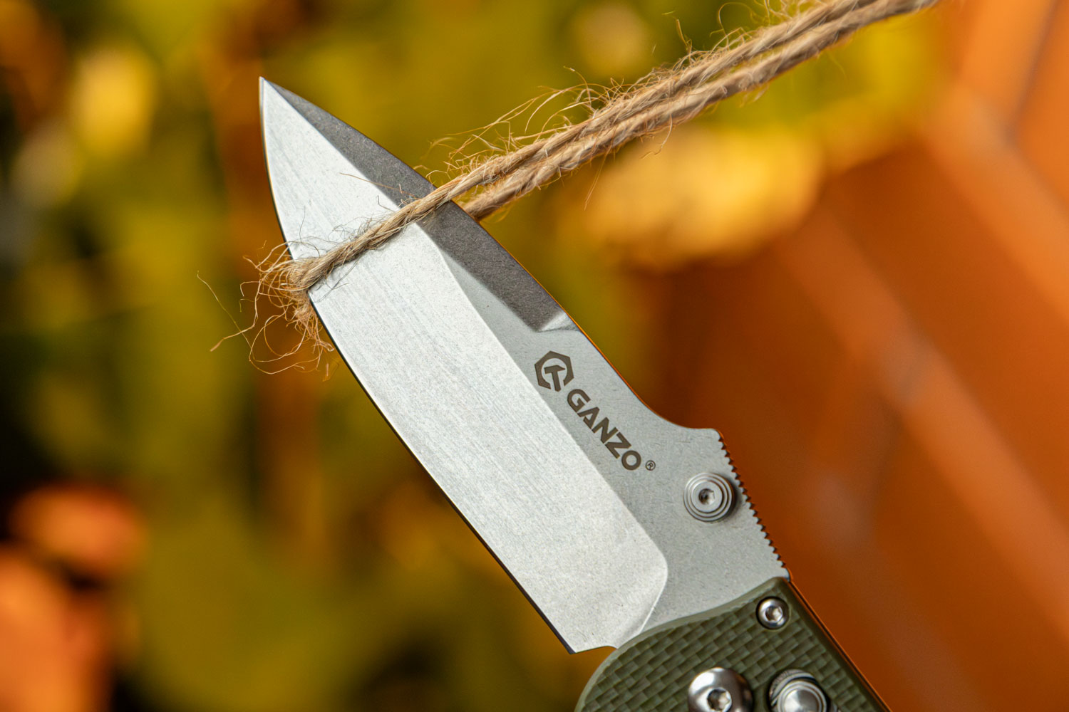Нож складной Ganzo D704-GR сталь D2 зеленый