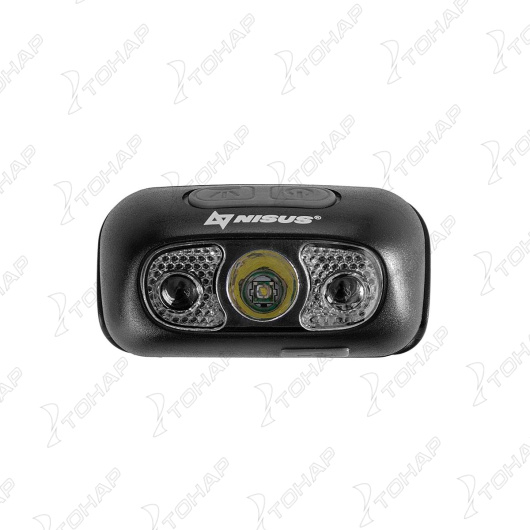 картинка Фонарь налобный NISUS 3056S, сенсорный 120 LM, IPX4, USB 3056S