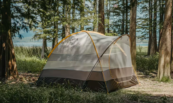 картинка Палатка Naturehike KOTA 6, 6-местная, алюминиевый каркас, серо-коричневая