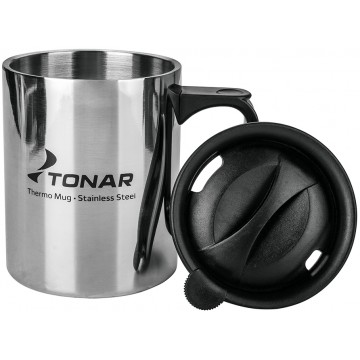 картинка Термокружка ТОНАР 450ML с пластиковой крышкой