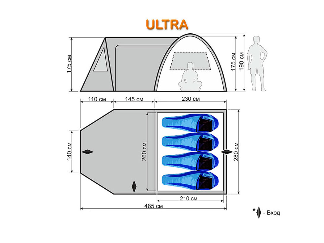 Пол для палатки Maverick Tent Ultra