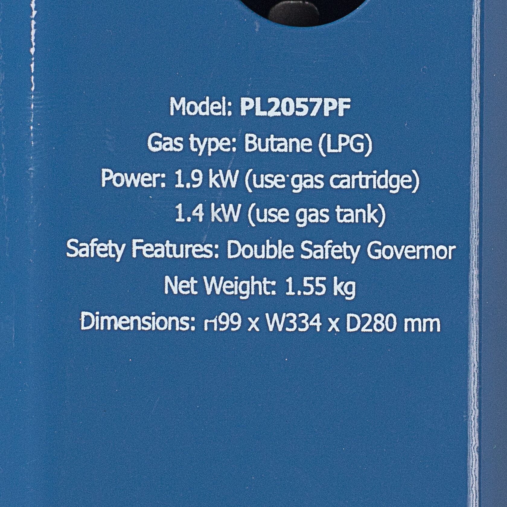 картинка Плита газовая NaMilux NA-P4075PF (с переходником), цанговый/бытовой баллон