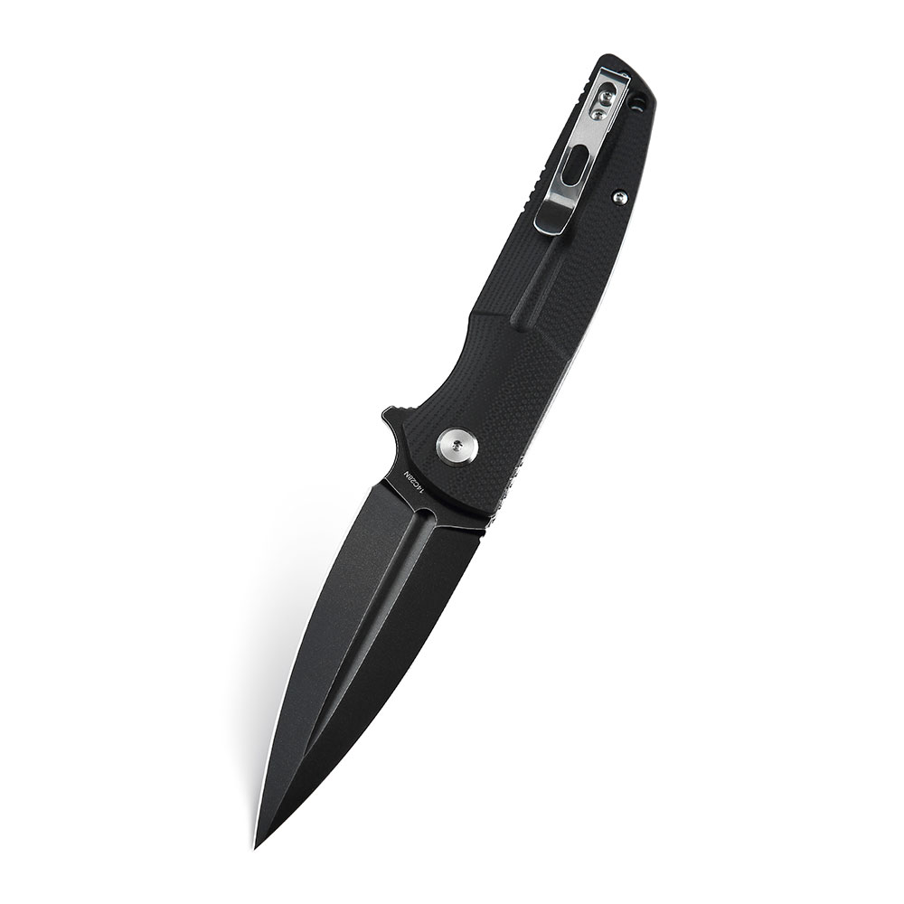 картинка Нож Bestech Fin сталь 14C28N, рукоять G10 черная