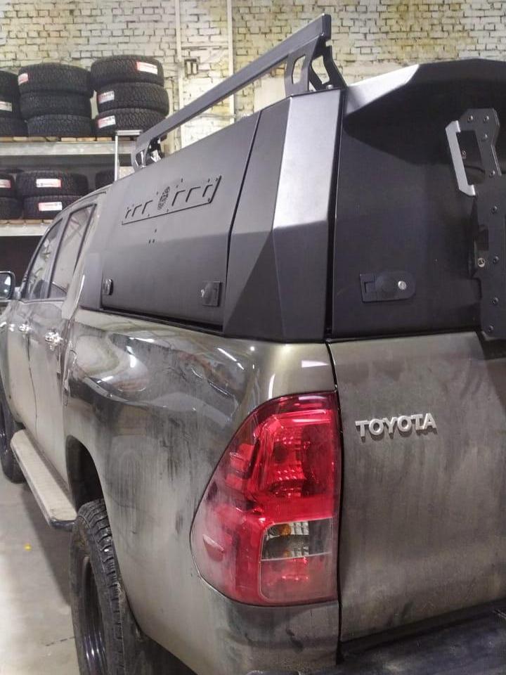 картинка Рейлинги грузовые KDT универсальные для кунга, сталь — 1328(R)