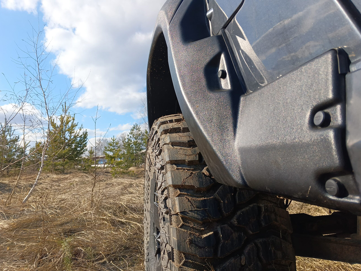 картинка Расширители колёсных арок УАЗ Пикап NEW (без накладок на бампер) рестайлинг