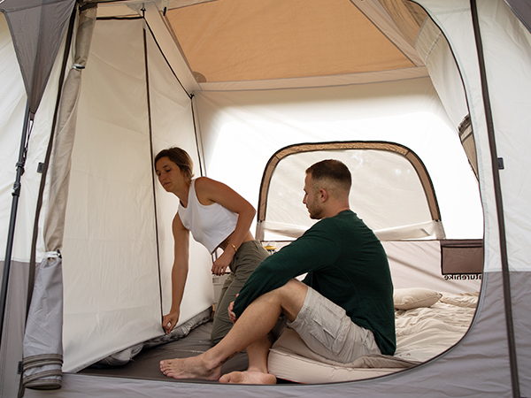 картинка Палатка Naturehike Cape 12.9 быстросборная, серая