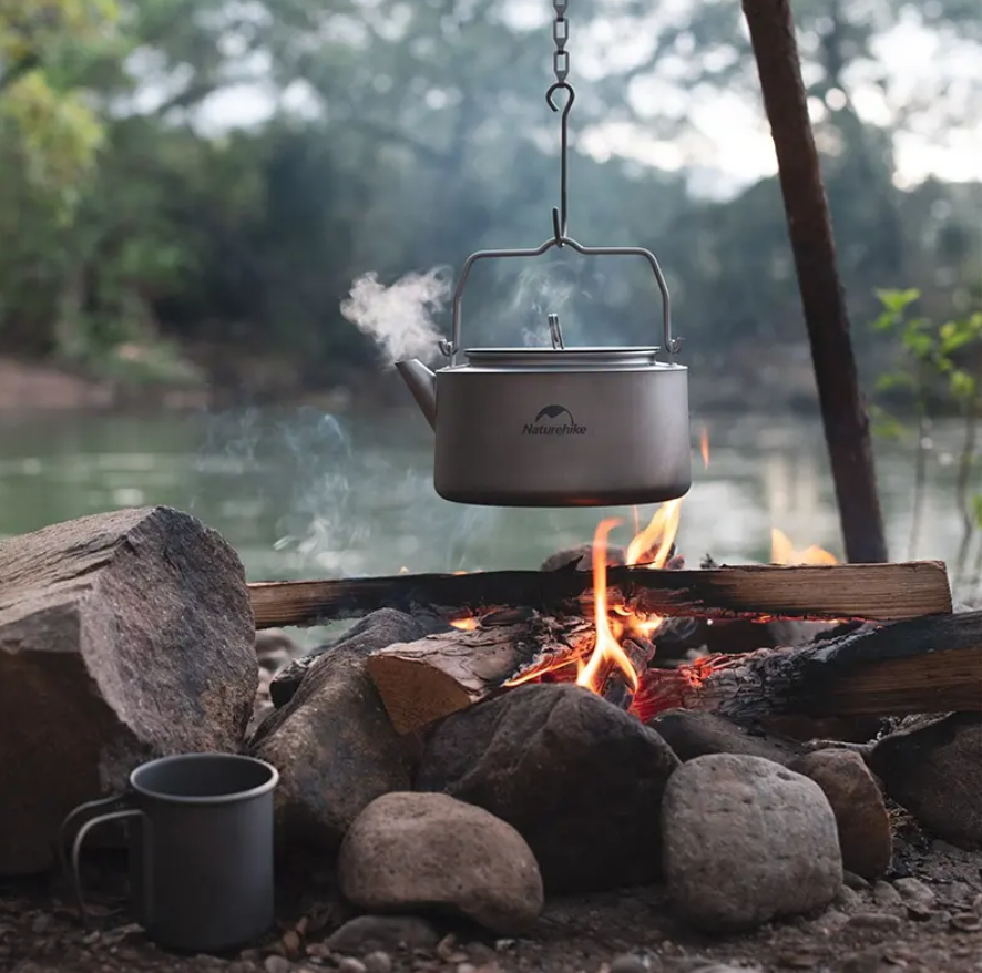 картинка Чайник походный Naturehike 1 л., титановый
