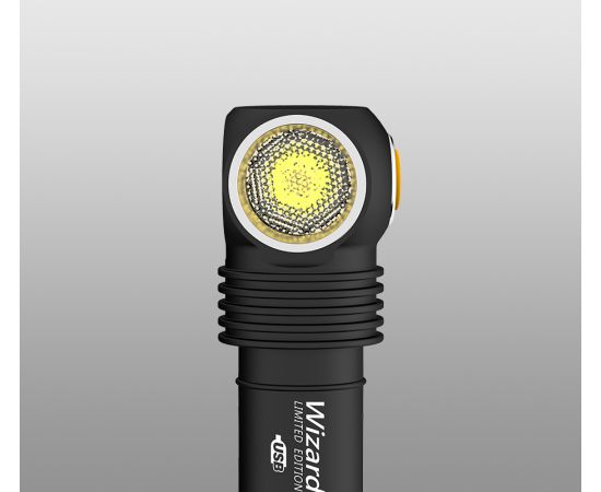 картинка Налобный фонарь ARMYTEK WIZARD Pro Magnet USB Nichia ТЕПЛЫЙ