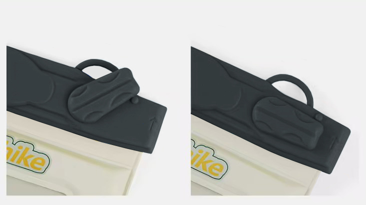 картинка Гермочехол Naturehike плоский для телефона 23х13,5 см., бело-зеленый