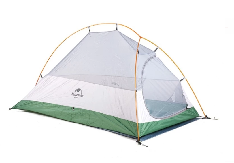 картинка Палатка Naturehike Cloud Up 1-местная, алюминиевый каркас, сверхлегкая, зеленый