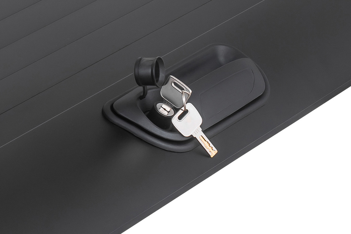 картинка Крышка кузова Dongfeng DF6, роллета раздвижная, алюминиевая, черная