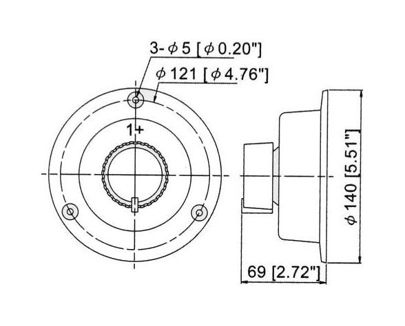 картинка Выключатель массы "OFF-1-BOTH-2" (2 АКБ), 175 А, красный