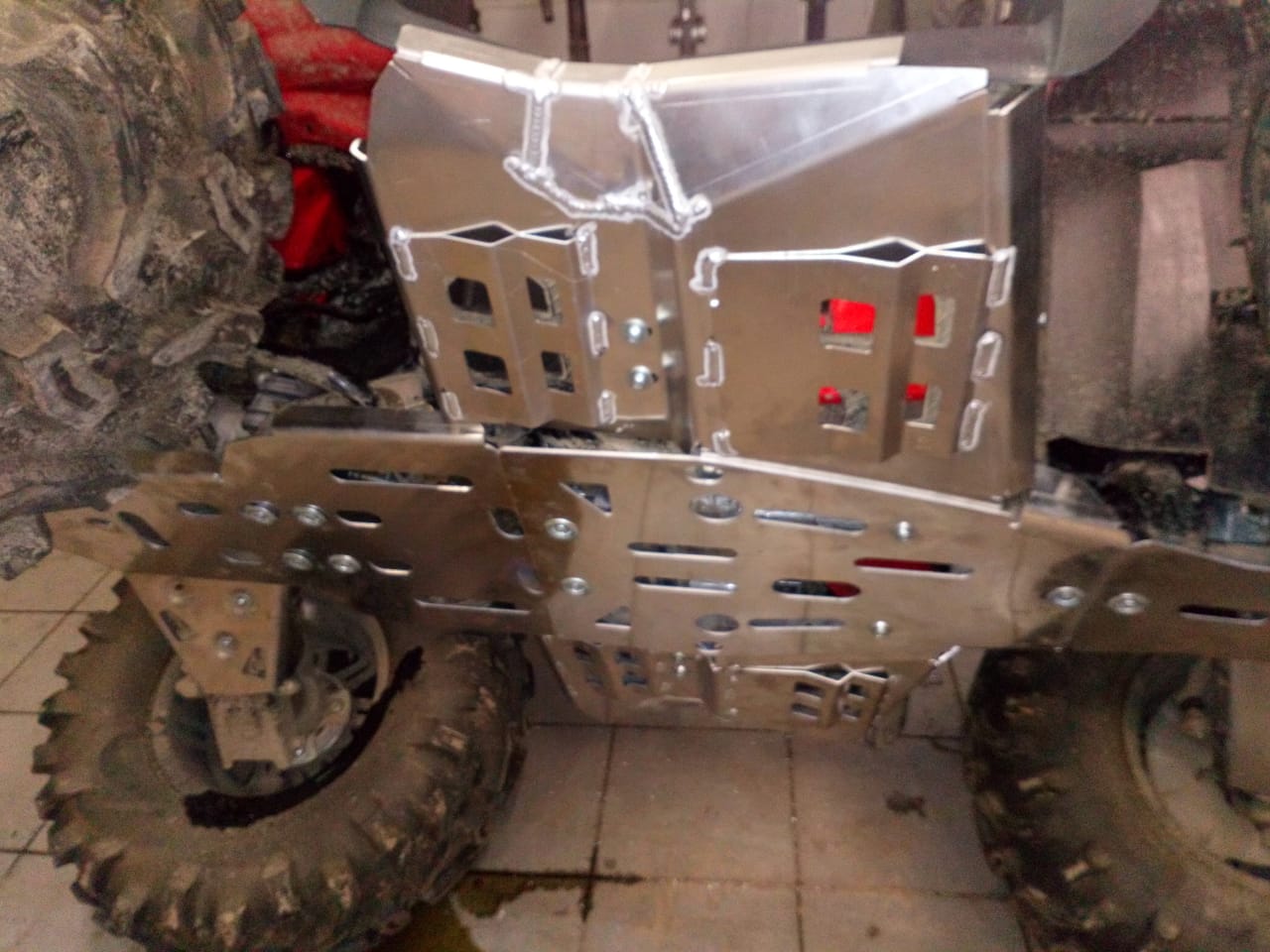 Защита днища для HONDA Rancher, 2 017-, , AL 4 мм