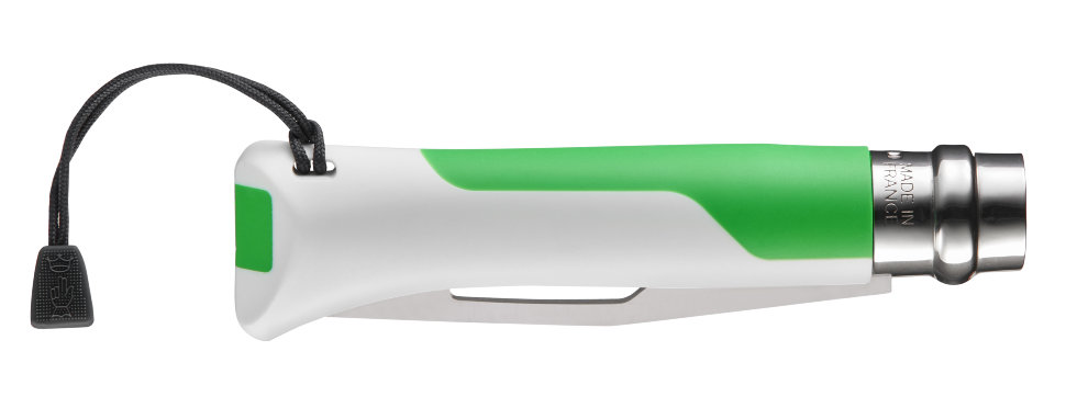 картинка Нож Opinel №8 Fluo Green, зеленый, 002319