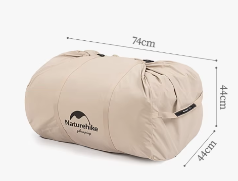картинка Палатка Naturehike надувная Extend Air 12.0 Cotton , песочная