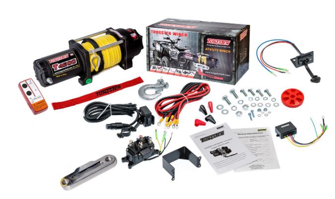 картинка Лебедка Tungsten Winch 4500 синтетика, радиопульт