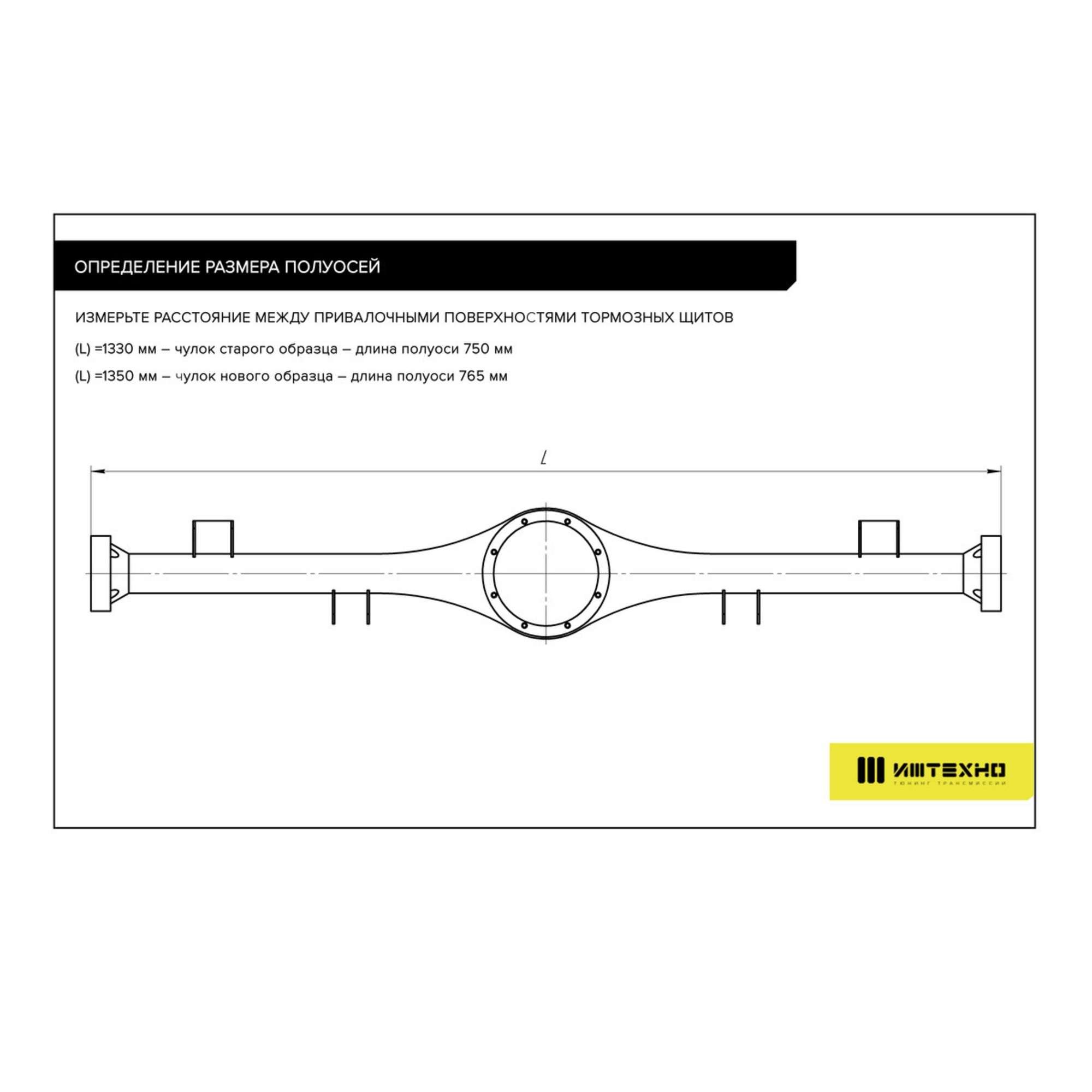 картинка Разгруженные полуоси для Нивы под ABS (22 шлица)