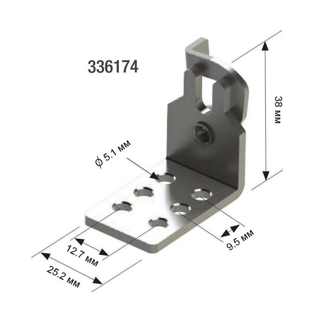картинка Крепление троса ДУ
