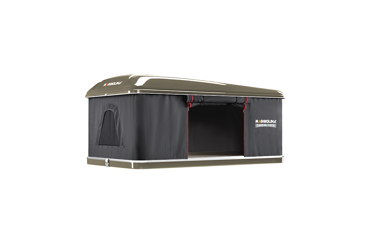 картинка Автопалатка MAGGIOLINA CARBON FIBER SMALL, тент серый, лестница 215 мм