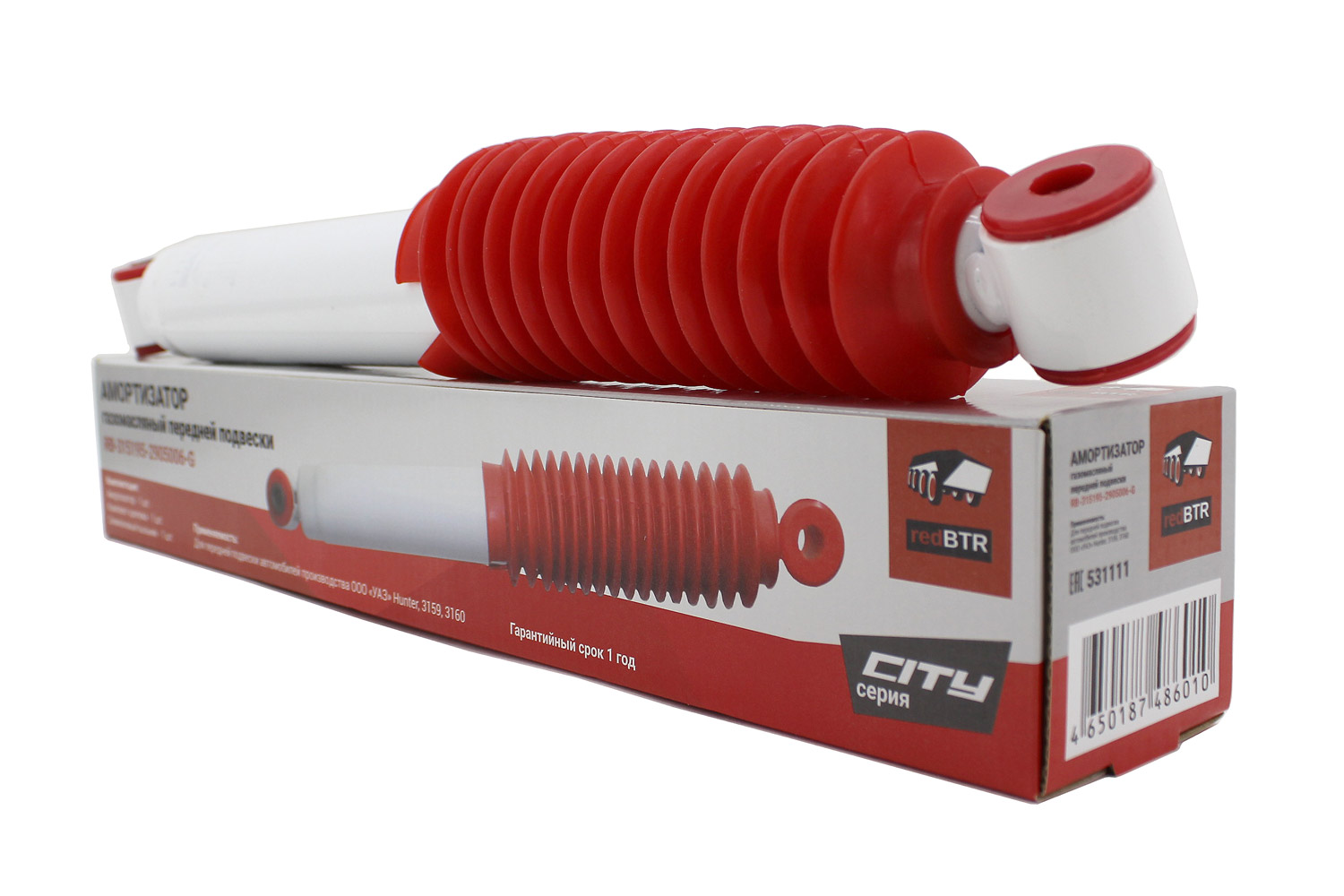 картинка Амортизатор передний redBTR УАЗ Хантер газомасляный