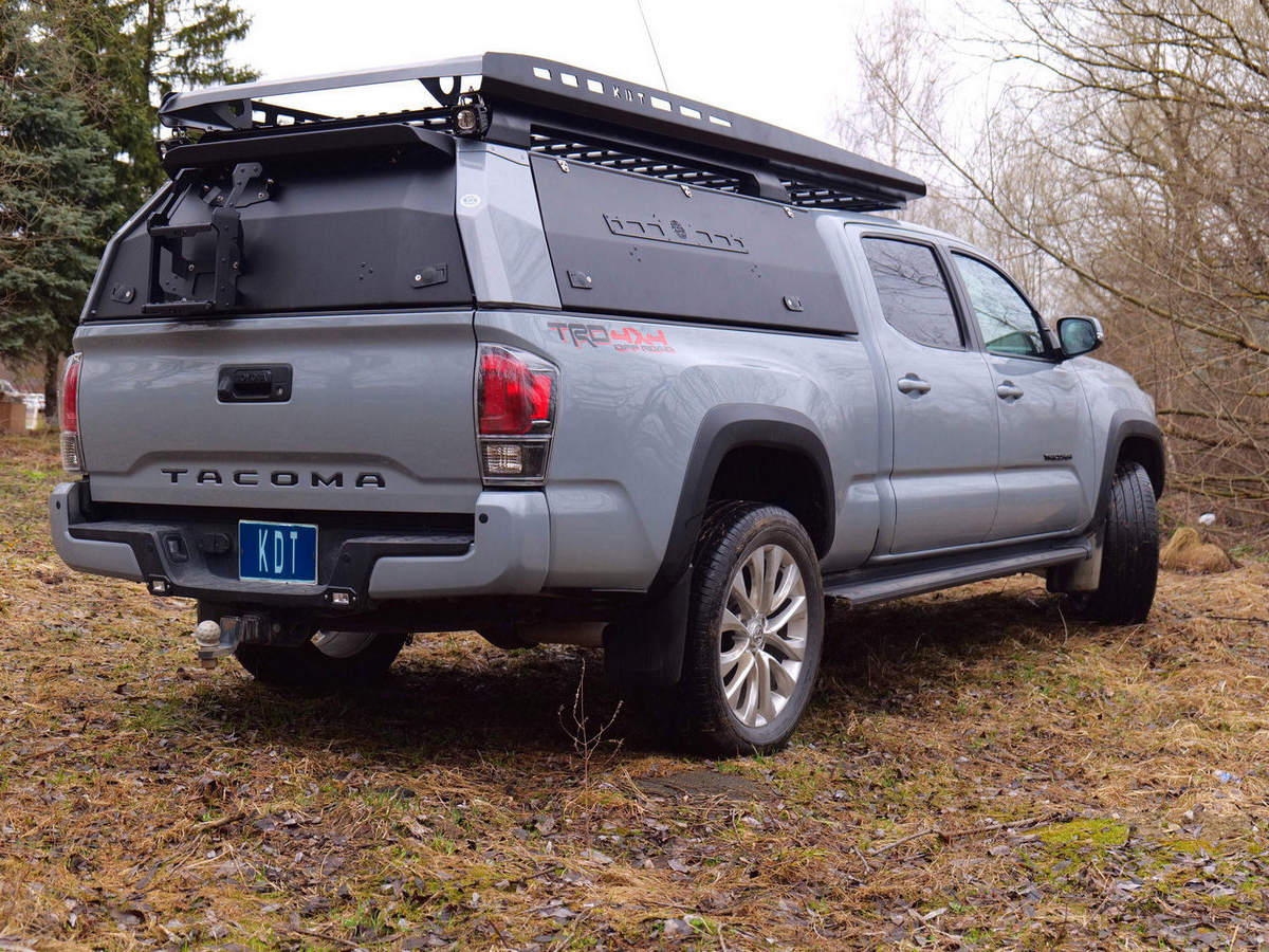 картинка Кунг алюминиевый для Toyota Tacoma III (Long Bed, с 2015) 3 двери, неокрашенный — KDT 15281(I)L