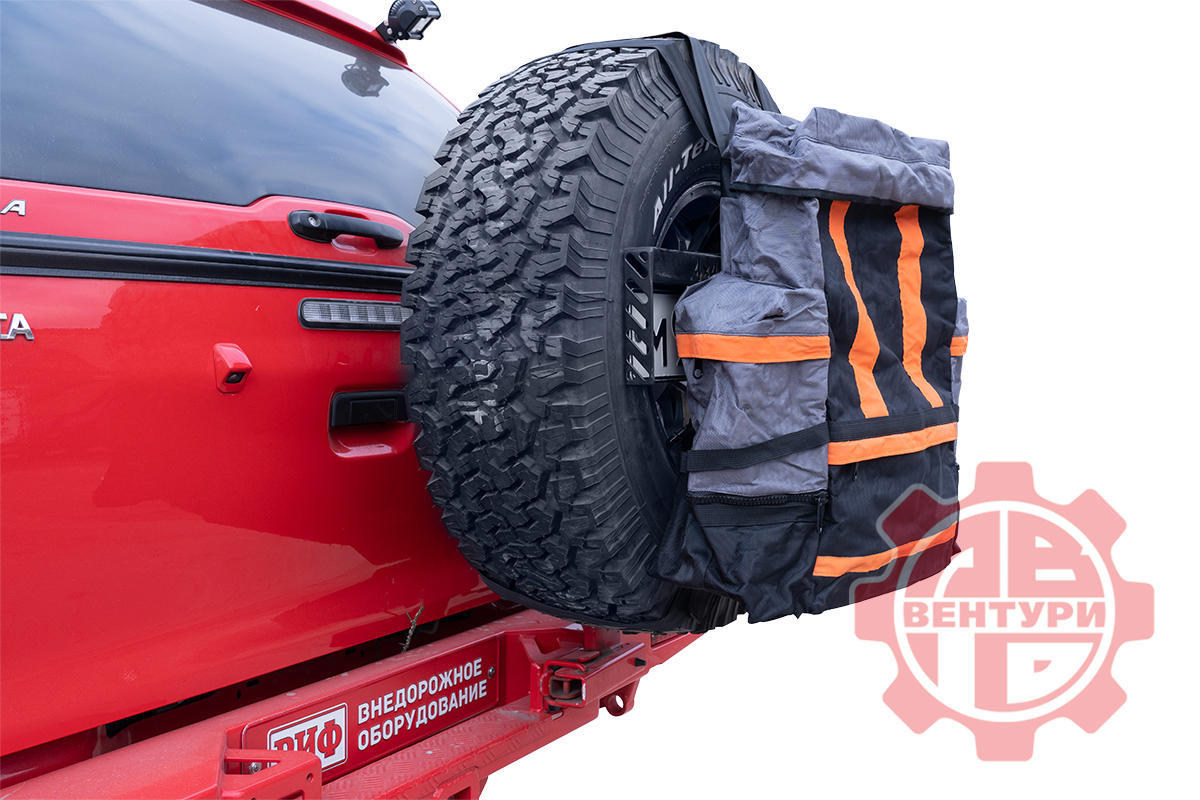 картинка Сумка для вещей на запасное колесо черная Telawei