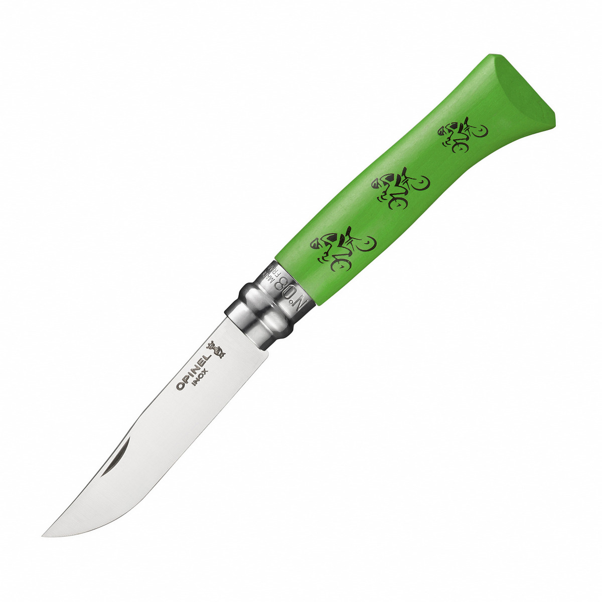 картинка Нож Opinel №8, Tour de France - Green jersey