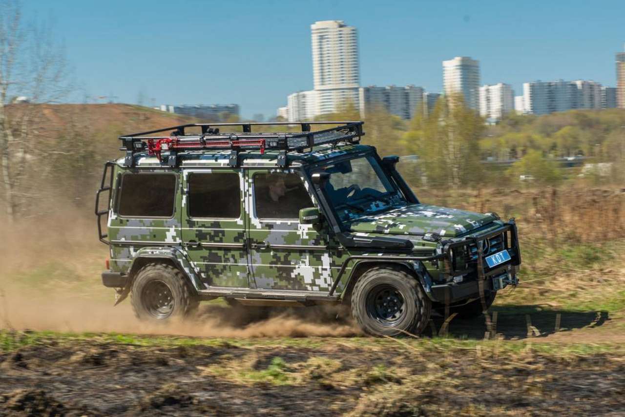 картинка Бампер передний KDT без кенгурина Mercedes G-Class