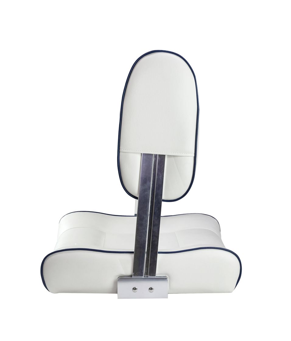 картинка Кресло с перекидной спинкой, обивка белый винил