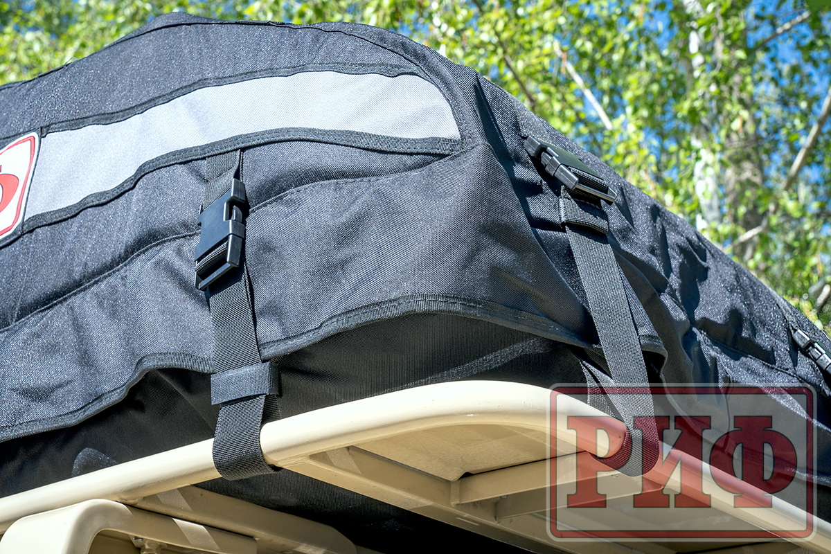 картинка Бокс автомобильный на крышу РИФ мягкий (98x73.5x32 см) 