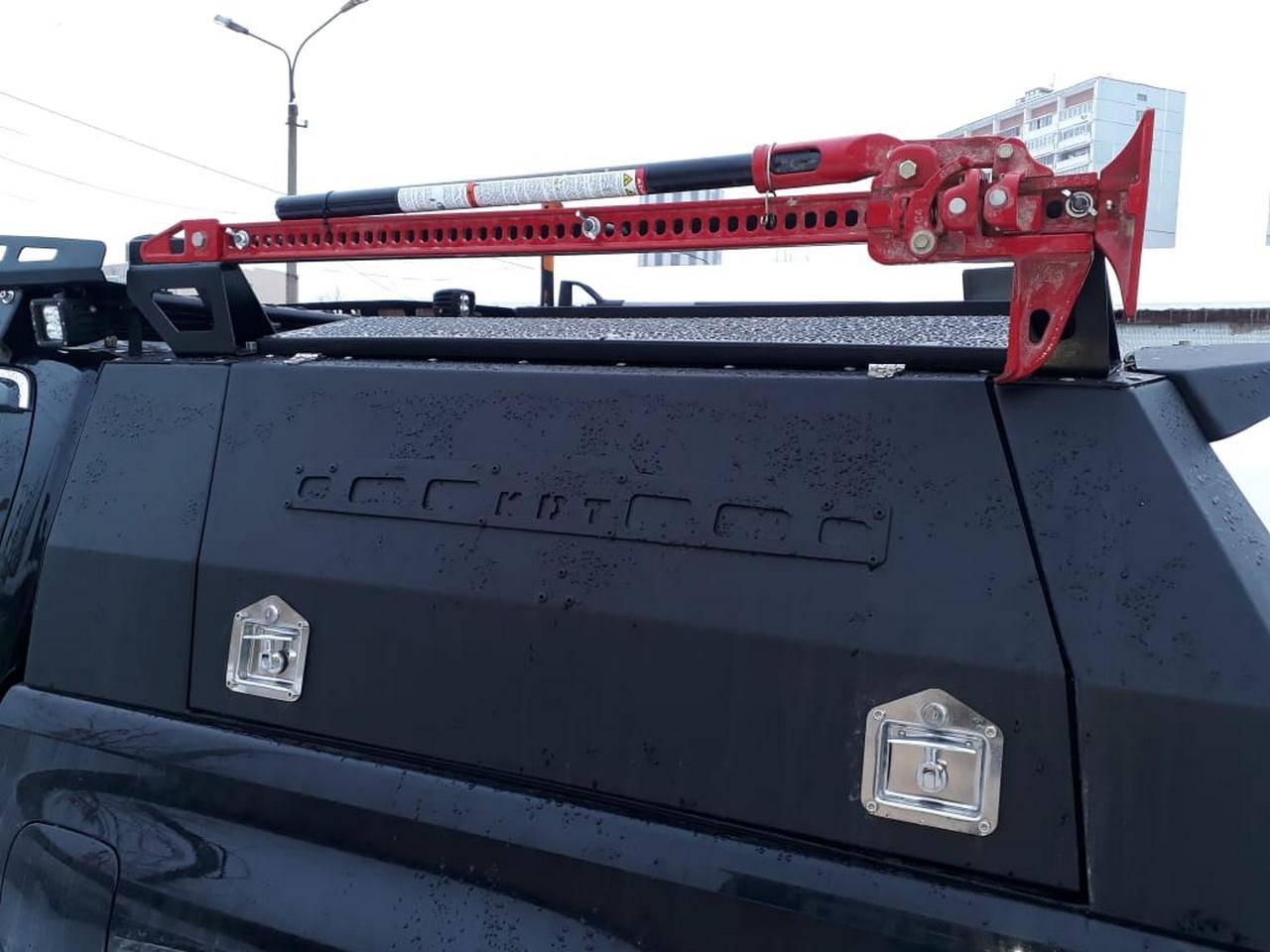 картинка Рейлинги грузовые KDT универсальные для кунга, сталь — 1328(R)