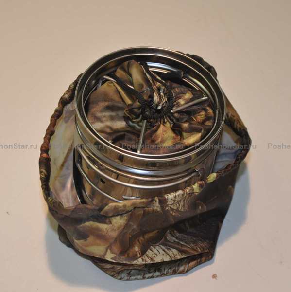 картинка Турбо-печка PoshehonStar из нержавейки PS600Т 0.6л