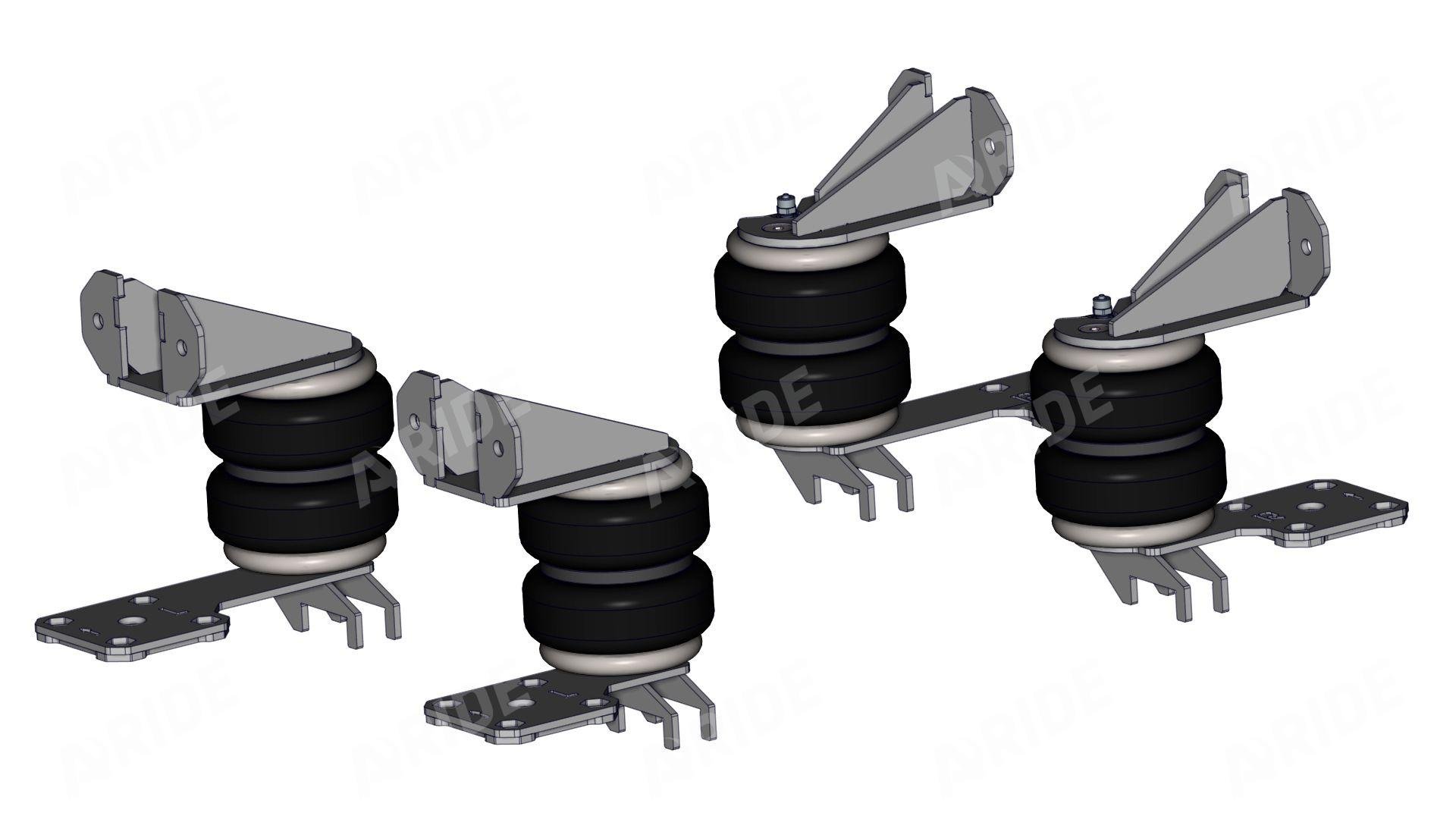 картинка Пневмоподвеска прицепа Вектор ЛАВ 81014В (двухосный)