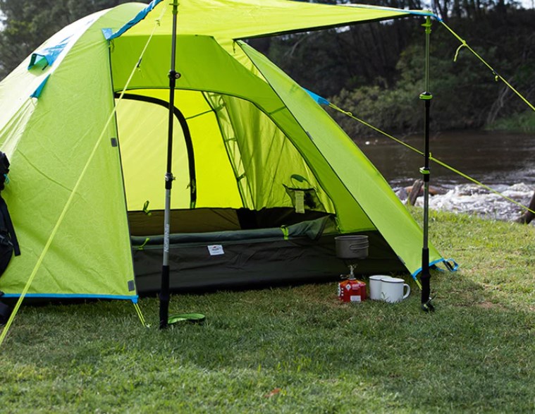 картинка Палатка Naturehike P-Series 3-местная, алюминиевый каркас, желтая