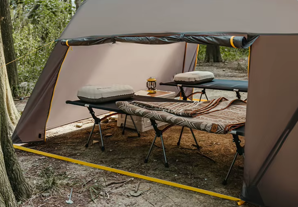 картинка Палатка Naturehike KOTA 6, 6-местная, алюминиевый каркас, серо-коричневая